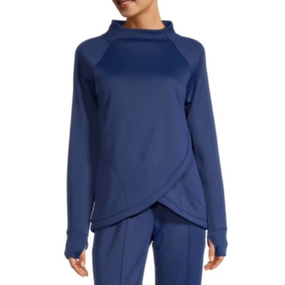 Xersion Therma Fleece Womens Funnel Neck Long Sleeve Sweatshirt